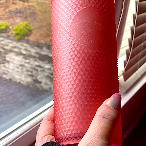 ☕️Starbuck’s☕️ Valentine’s💕2022 Pink Lemonade Jelly Gridded 24oz Venti Tumbler - Picture 10 of 16